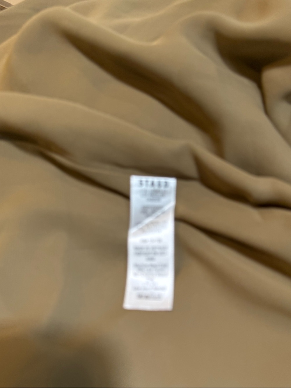 STAUD One-Shoulder Sonya Dress, Caramel - Picture 13 of 13